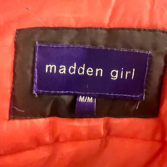 Madden Girl Olive Green Parka with Faux Fur Hood - Picture 8 of 10